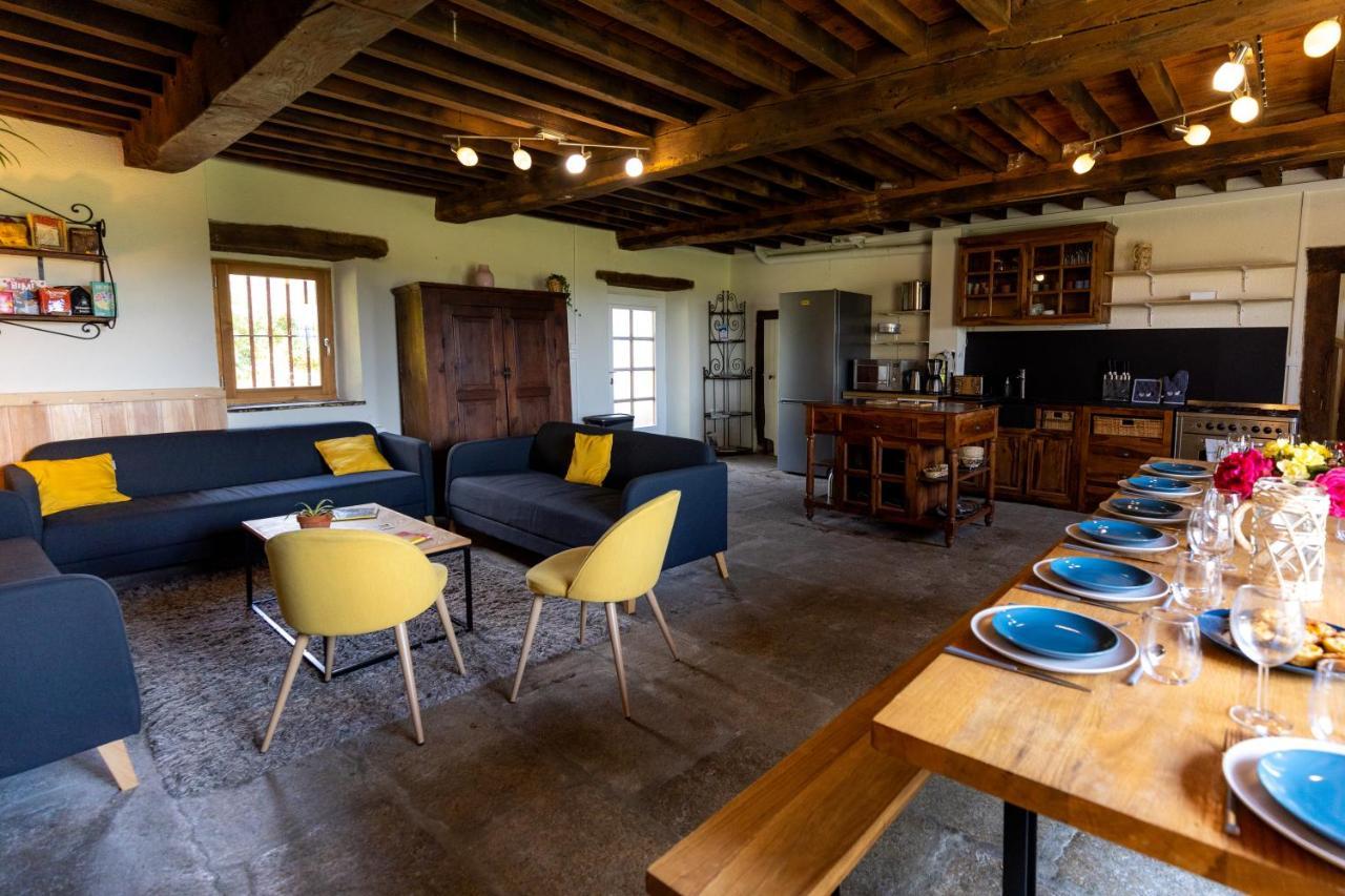 Domaine Du Coq En Pat Bed & Breakfast Augerolles Bagian luar foto